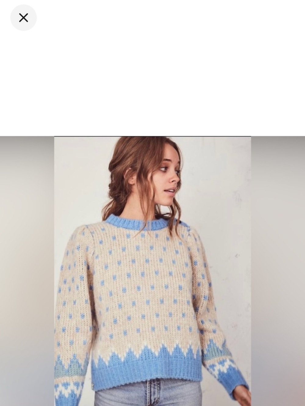 Love shack fancy Sweater SZ Small